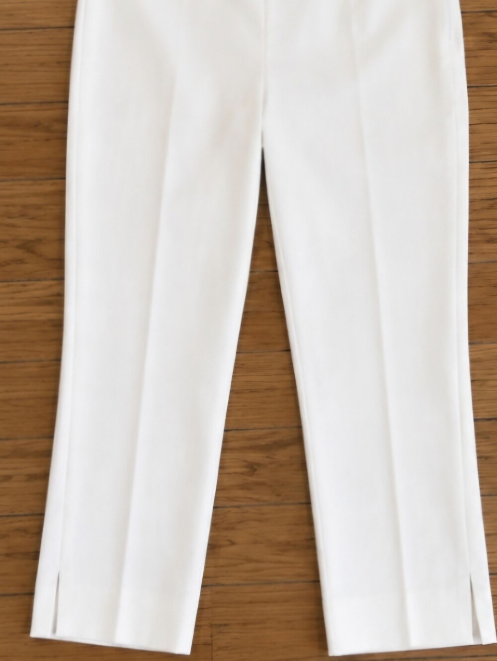 CHICO'S VINTAGE SIDE ZIPPER CROP PANTS